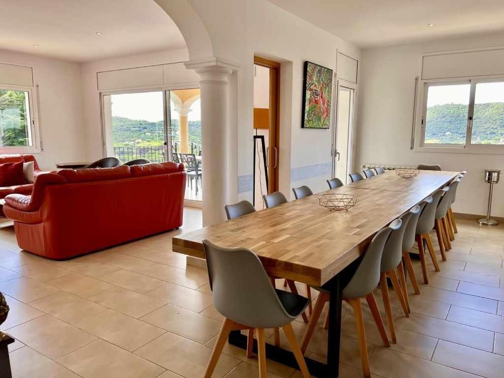Villa Casa Mas Ambros Con Piscina Desbordante Calonge  Exterior foto